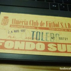 Coleccionismo deportivo: ENTRADA ALMERIA CF-CD TOLEDO 1996-97 . Lote 192663300