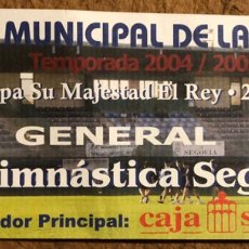 Coleccionismo deportivo: GIMNÁSTICA SEGOVIANA - ATHLETIC CLUB. ENTRADA PARTIDO COPA DEL REY 2003/04.. Lote 196560643