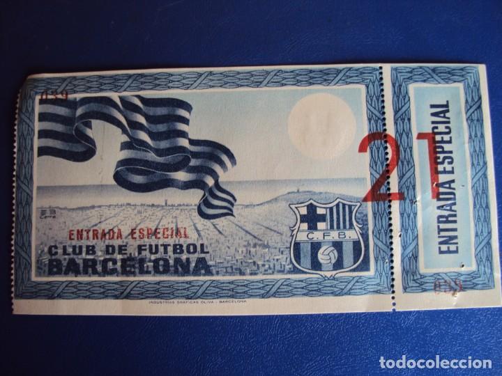 Sports collectibles: (F-136)ENTRADA ESPECIAL C.F.BARCELONA N&ordm;039