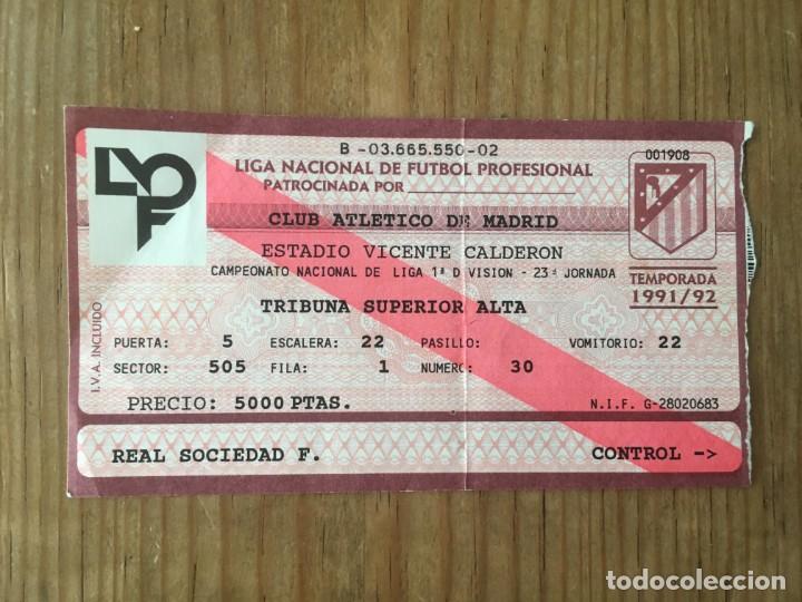 r9124 entrada ticket futbol atletico madrid rea - Comprar ...