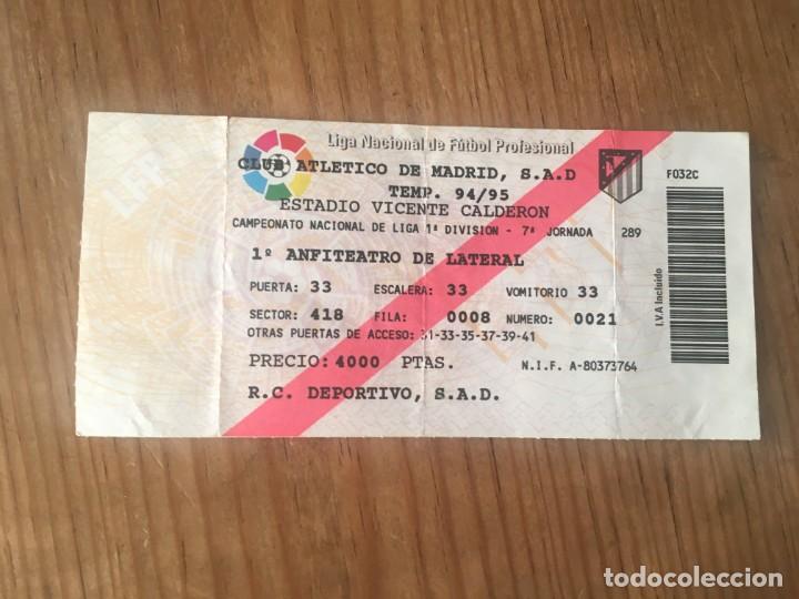 r9156 entrada ticket futbol atletico madrid dep - Comprar ...