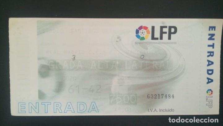 Collectionnisme sportif: ENTRADA FUTBOL REAL MADRID FC BARCELONA 1999 2000 BERNABEU TICKET FOOTBALL