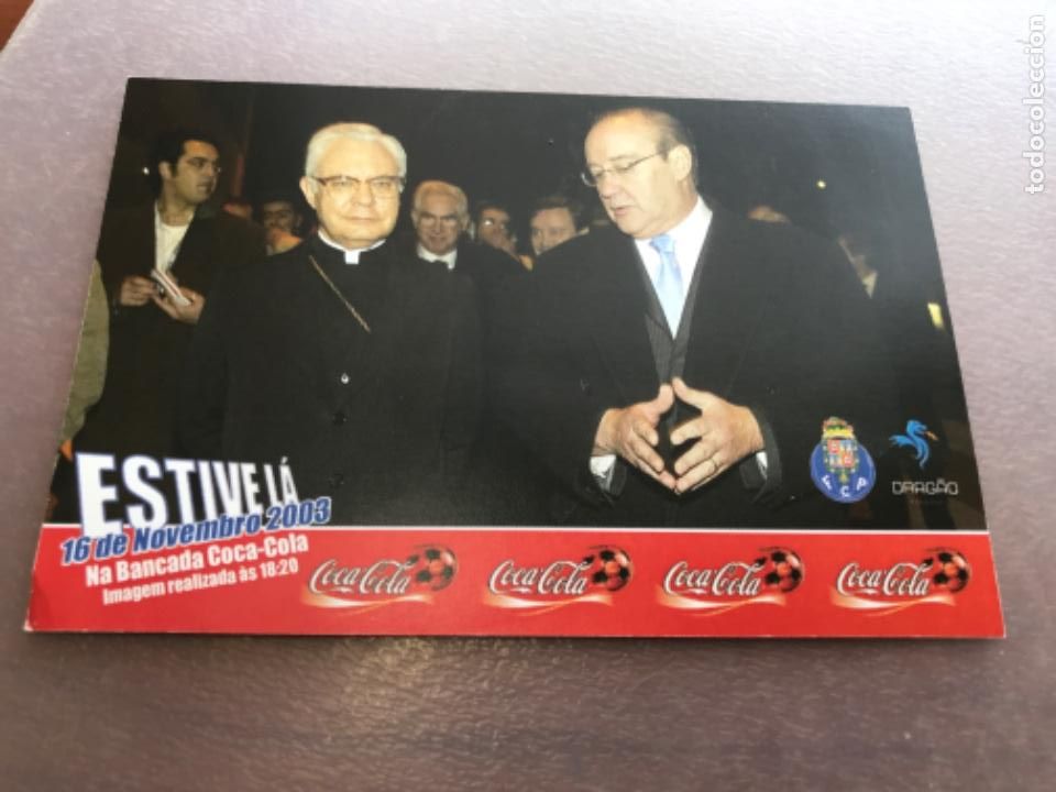 Sammelleidenschaft Sport: Debut Messi. Postal Coca-Cola Conmemorativa Inauguraci&oacute;n Estadio do Drag&acirc;o. Porto. Estive l&aacute;.