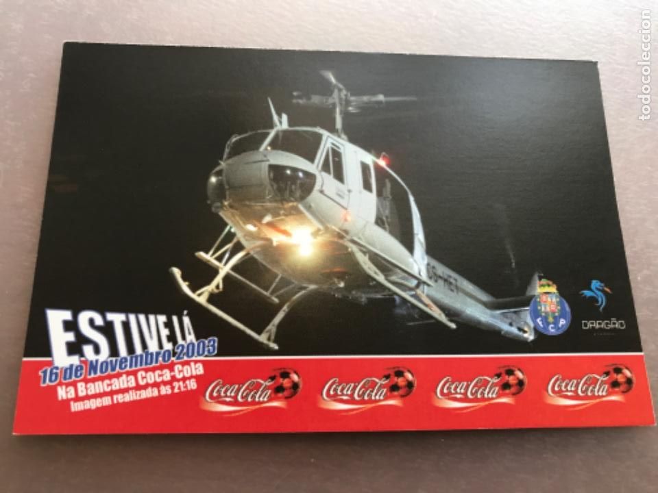 Sammelleidenschaft Sport: Debut Messi. Postal Coca-Cola Conmemorativa Inauguraci&oacute;n Estadio do Drag&acirc;o. Porto. Estive l&aacute;.