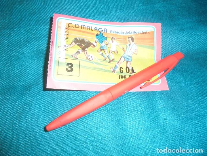 Sports collectibles: ESTADIO ROSALEDA. C. D. MALAGA. GOL ( DE PIE)