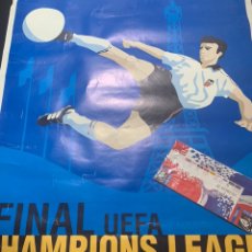 Coleccionismo deportivo: LOTE CARTEL ENTRADA FOLLETO FINAL CHAMPIONS LEAGUE PARÍS VALENCIA CF REAL MADRID 24 DE MAYO DE 2000