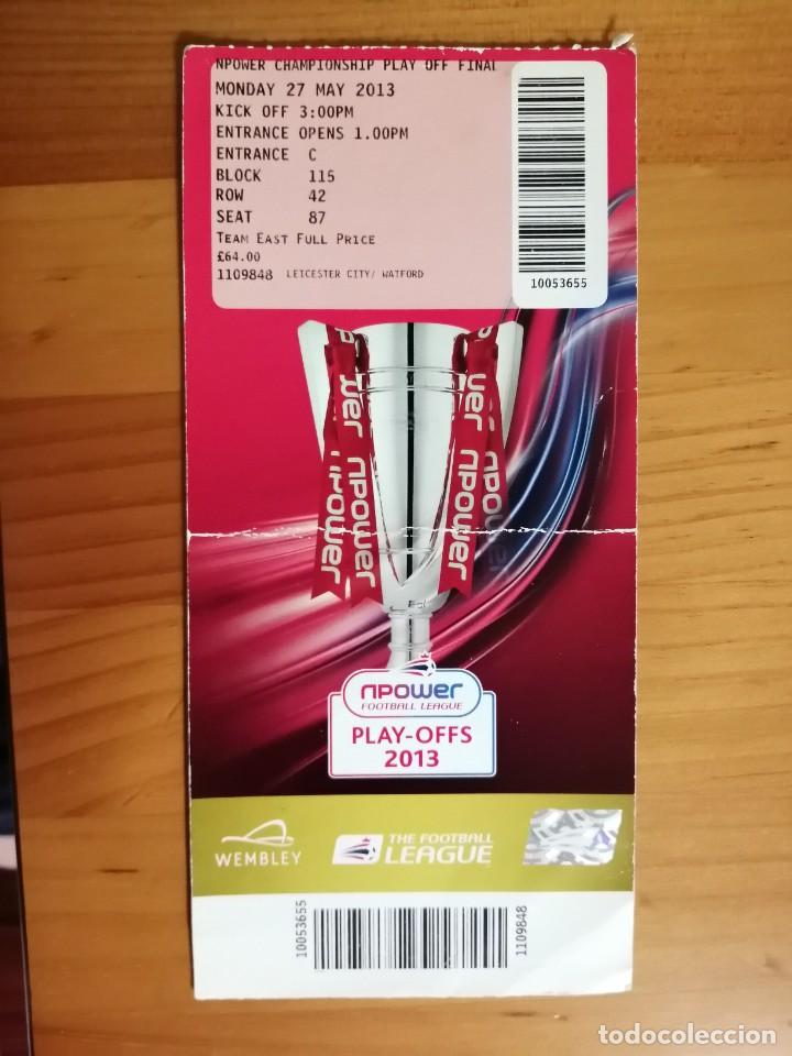 Ticket Entrada De Futbol Play Off Final 1 Comprar Entradas De Futbol Antiguas En Todocoleccion