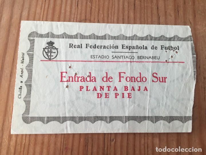 Coleccionismo deportivo: R13126 ENTRADA TICKET FUTBOL COPA LATINA SAINT ETIENNE 0-1 BENFICA REAL MADRID 5-1 MILAN (20-6-1957)