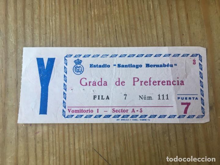 Coleccionismo deportivo: R13830 ENTRADA TICKET FUTBOL REAL MADRID PSV EINDHOVEN COPA EUFA 1971 1972