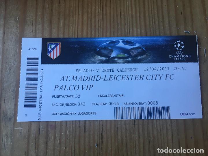 R Entrada Ticket Futbol Atletico Madrid Le Comprar Entradas De Futbol Antiguas En Todocoleccion
