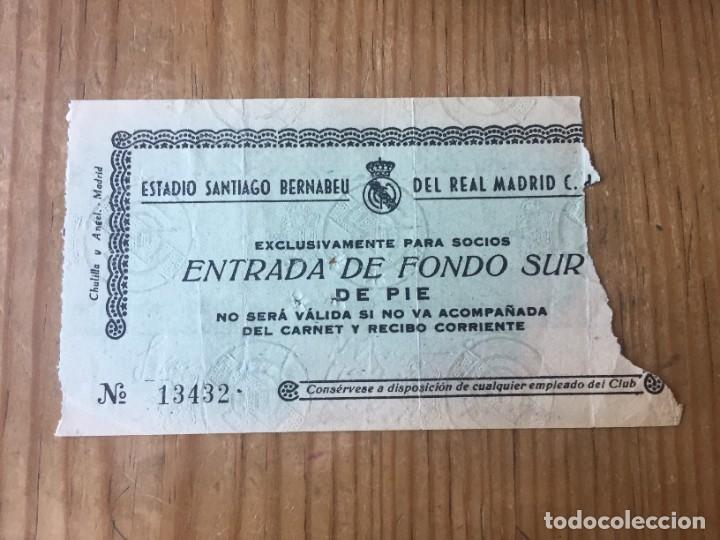 Coleccionismo deportivo: R13851 ENTRADA TICKET FUTBOL REAL MADRID OGC OLYMPIQUE NICE COPA EUROPA 1959 1960