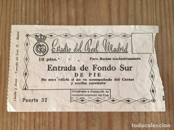 Coleccionismo deportivo: R14051 ENTRADA TICKET REAL MADRID 2-0 RAPID WIEN 1956 1957 DESEMPATE PRIMER GOL KOPA COPA EUROPA
