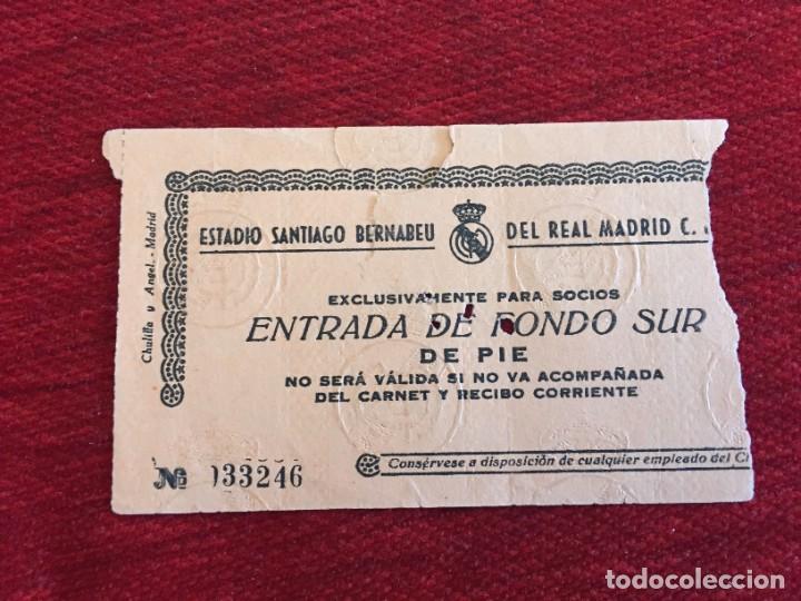 Collectionnisme sportif: R14423 ENTRADA TICKET FUTBOL REAL MADRID 9-0 ODENSE BOLDKLUBBEN 1913 COPA EUROPA 1961 1962