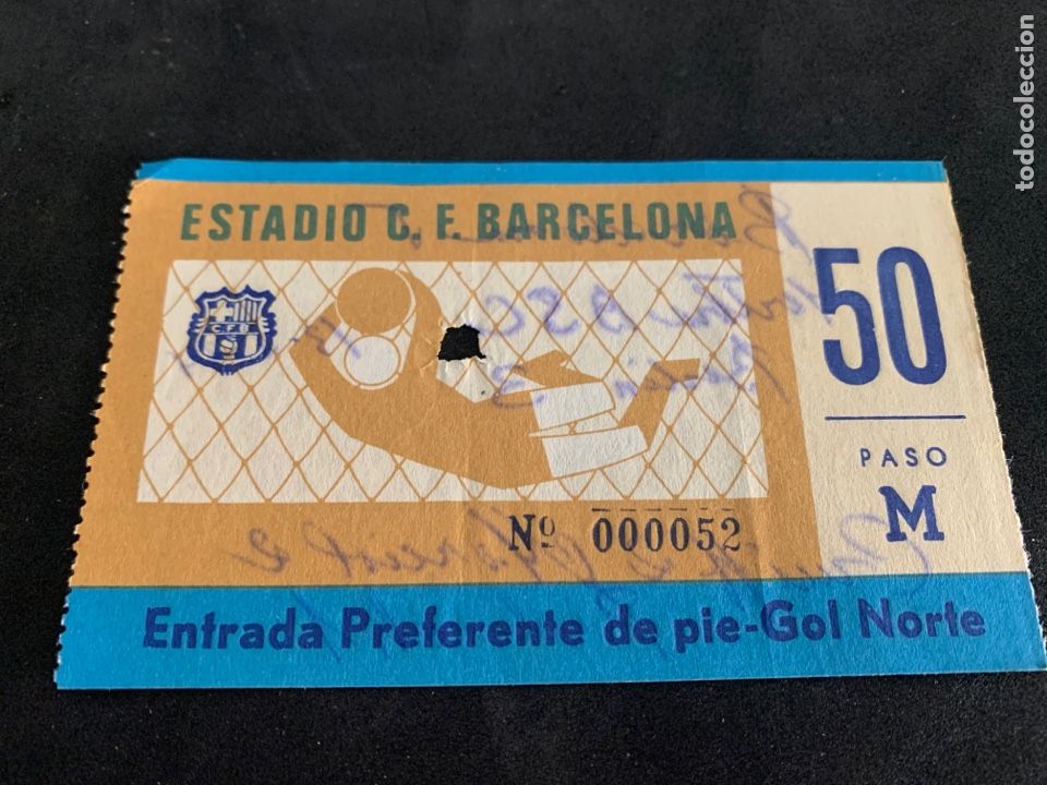 Colecionismo desportivo: entrada f.c. barcelona bsc hertha berlin 13 mayo 1974