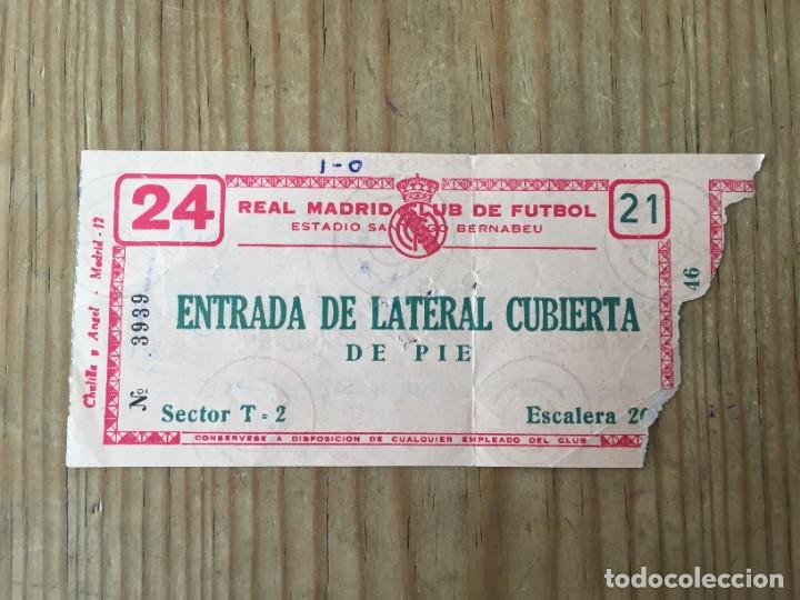 Collectionnisme sportif: R14448 ENTRADA TICKET FUTBOL REAL MADRID INTER MILAN INTERNAZIONALE COPA EUROPA 1965 1966