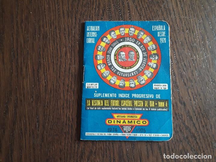 Sammelleidenschaft Sport: calendario din&aacute;mico de futbol, temporada 1974-75, ejemplar gratuito.
