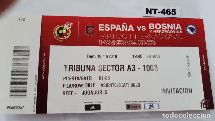 football tickets -españa-bosnia h. - Comprar de Fútbol en todocoleccion - 270210748