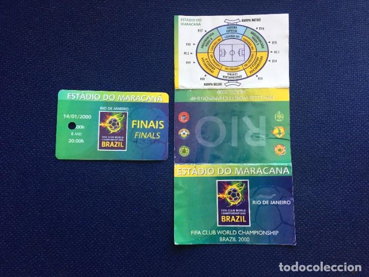 Collectionnisme sportif: R14753 ENTRADA TICKET FUTBOL FINAL MUNDIAL DE CLUBES DE LA FIFA 2000 CORINTHIANS VASCO DE GAMA