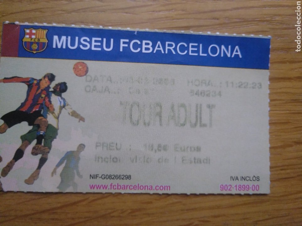 Coleccionismo deportivo: Entrada Museo FC Barcelona 2008 - Foto 1 - 274557898