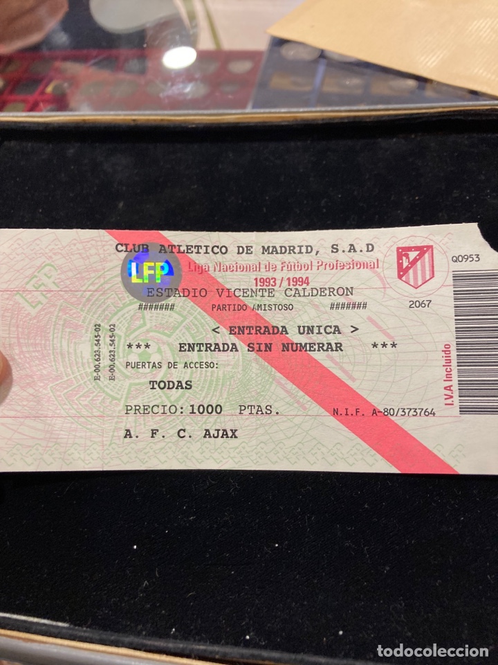 Coleccionismo deportivo: Entrada Atleti-Sevilla - Foto 1