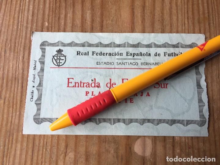 Collectionnisme sportif: R15501 ENTRADA TICKET FUTBOL ESPA&Ntilde;A 6-0 REPUBLICA IRLANDA (1-6-1952) DEBUT ENTRENADOR RICARDO ZAMORA