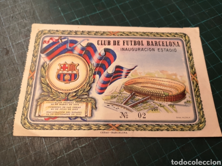 Coleccionismo deportivo: Entrada estadio Barcelona - Foto 1