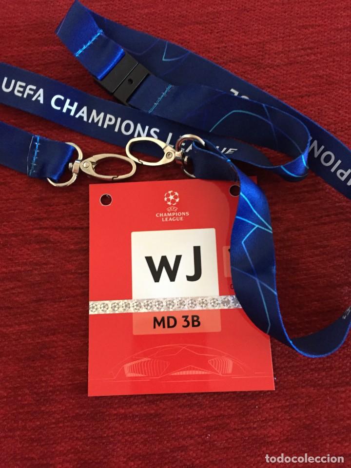 Coleccionismo deportivo: R16956 ENTRADA TICKET ACREDITACION MD 3B MANCHESTER UNITED ATALANTA UEFA CHAMPIONS LEAGUE 2021 2022