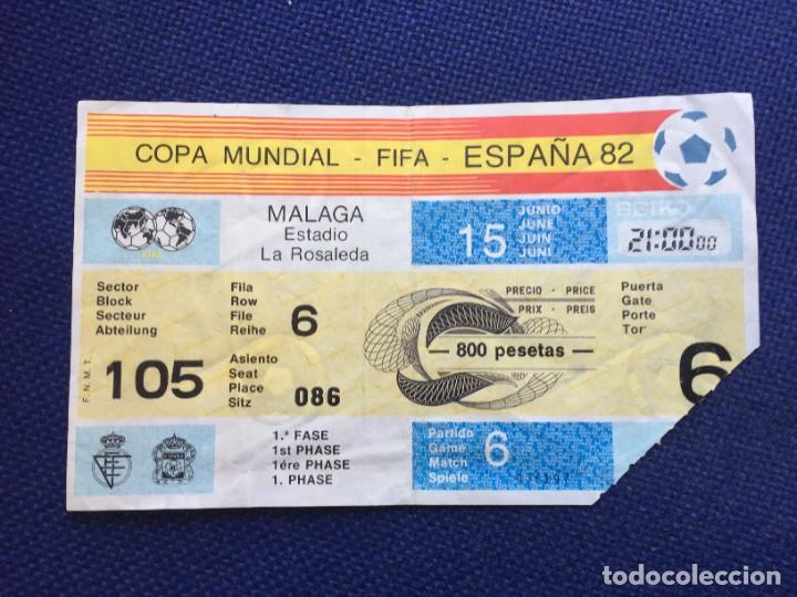 Coleccionismo deportivo: R17395 ENTRADA TICKET MUNDIAL ESPA&Ntilde;A 1982 WC 82 ESCOCIA NUEVA ZELANDA MATCH 6
