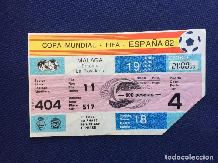 Coleccionismo deportivo: R17404 ENTRADA TICKET MUNDIAL ESPA&Ntilde;A 1982 WC 82 RUSIA UNION SOVIETICA NUEVA ZELANDA MATCH 18