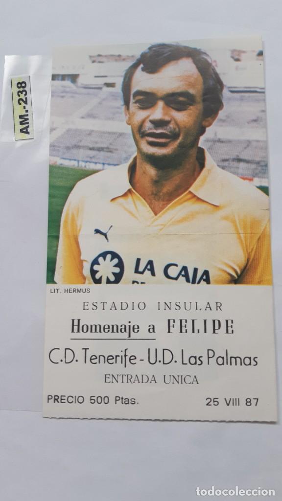 Coleccionismo deportivo: Homenaje a Felipe (AM-238)