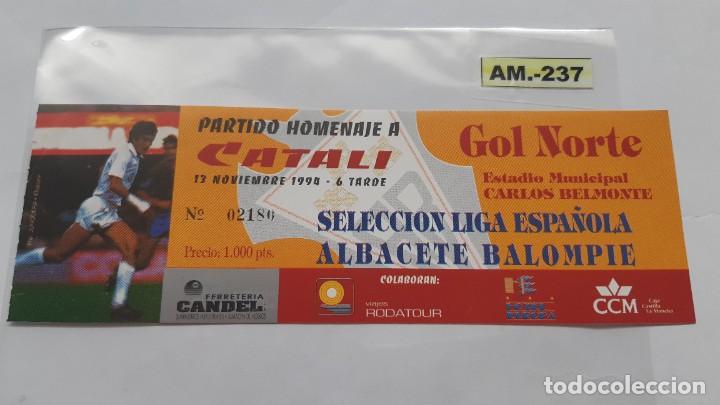 Coleccionismo deportivo: Homenaje a Catali (AM-237)