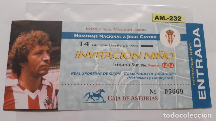 Coleccionismo deportivo: Homenaje a Jesus Castro (AM-232)