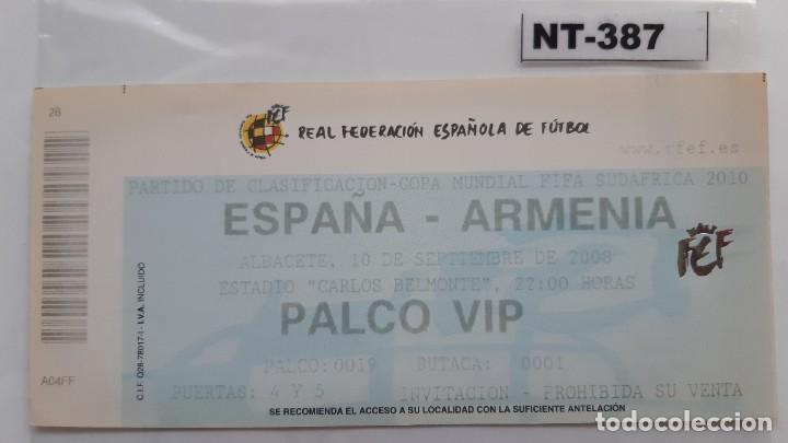 Coleccionismo deportivo: Seleccion de Espa&ntilde;a-S.Armenia (NT-387)