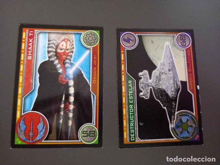 Coleccionismo deportivo: CROMOS TARJETAS CARDS STAR WARS TOPPS 58 SHAAK TI 68 DESTRUCTOR ESTELAR CARTAS CARREFOUR