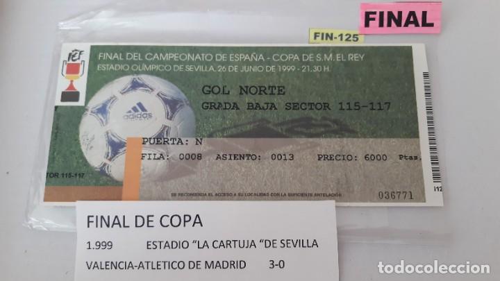 Coleccionismo deportivo: Final Copa del Rey 1.999 (FIN-125)