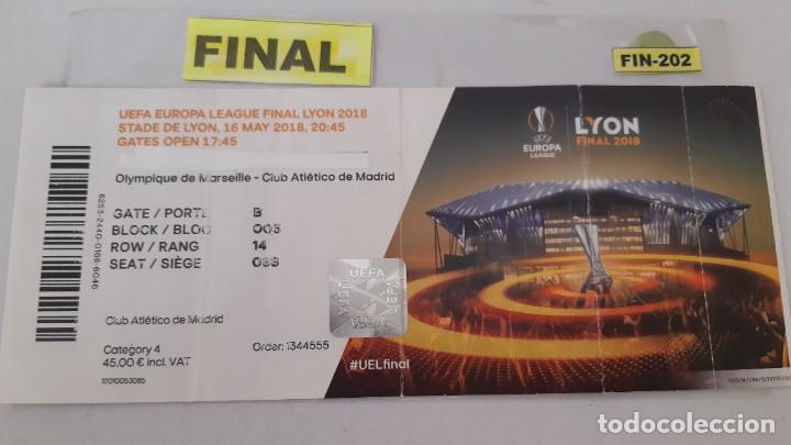 Coleccionismo deportivo: Final Europa League 2.018 (FIN-202)