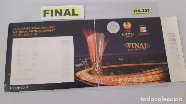 Coleccionismo deportivo: Final Europa League 2.012 (FIN-203)