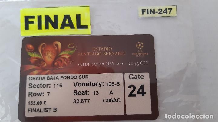 Coleccionismo deportivo: Final Champions League 2.010 (FIN-247)