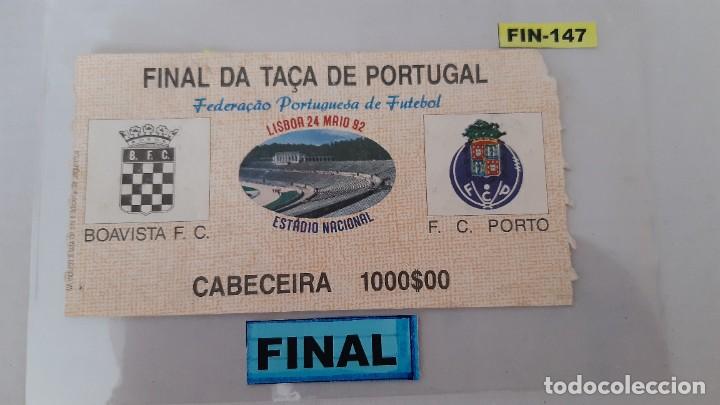 Coleccionismo deportivo: Final de copa de Portugal 1.992 (FIN-147)
