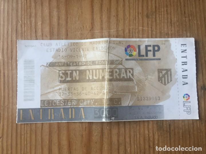 R186 Entrada Ticket Atletico Madrid 2 1 Leice Comprar Entradas De Futbol Antiguas En Todocoleccion