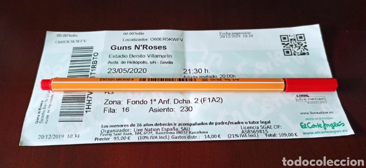 Coleccionismo deportivo: Guns NRoses - Foto 1