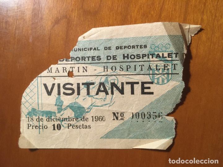 Sammelleidenschaft Sport: club dpoettes hospitalet esports entrada futbol original antigua