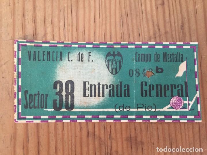 Coleccionismo deportivo: R19533 ENTRADA TICKET FUTBOL VALENCIA CELTIC GLASGOW COPA FERIAS 1962 1963