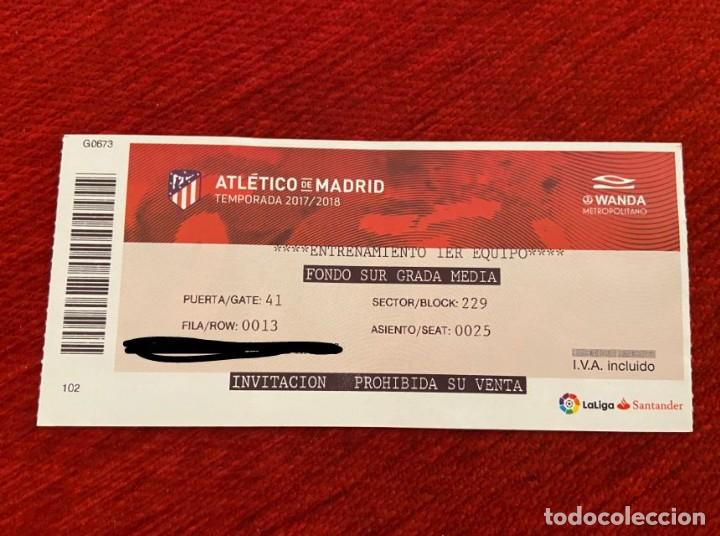 Entradas entrenamiento atletico de madrid