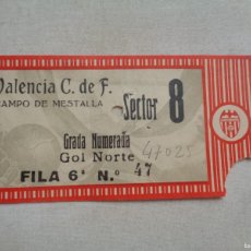 Coleccionismo deportivo: ENTRADA PARTIDO DE FUTBOL VALENCIA-VASCO DE GAMA.1955.-47025. Lote 365569941