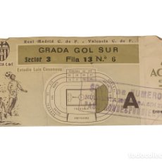 Coleccionismo deportivo: ENTRADA REAL MADRID VALENCIA C.F. 28 ENERO 1979 ESTADIO LUIS CASANOVA