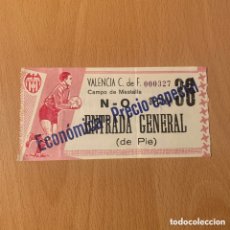 Coleccionismo deportivo: ENTRADA FUTBOL 22 AGOSTO 1967 VALENCIA CF ESTUDIANTES DE LA PLATA MESTALLA