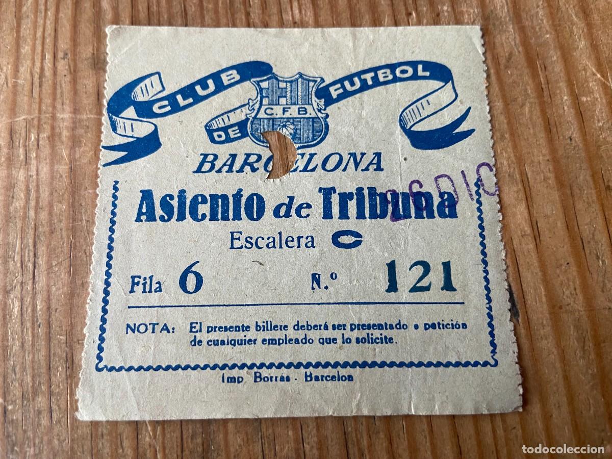Sammelleidenschaft Sport: R21197 ENTRADA TICKET FUTBOL BARCELONA 4-3 FIRTS VIENA (26-12-1956) AMISTOSO