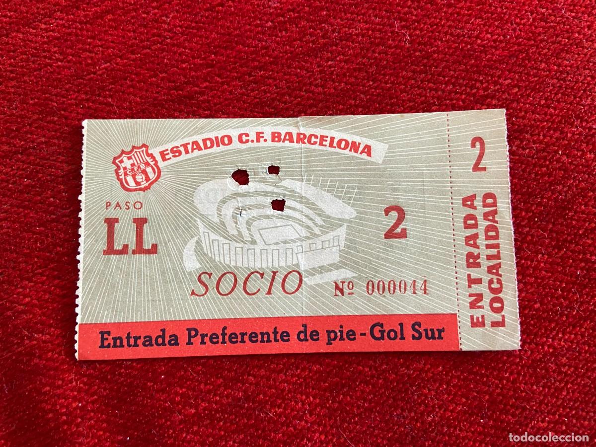 Collectionnisme sportif: R21248 ENTRADA TICKET BARCELONA 1-0 HAMBURGO COPA EUROPA (12-4-1961)