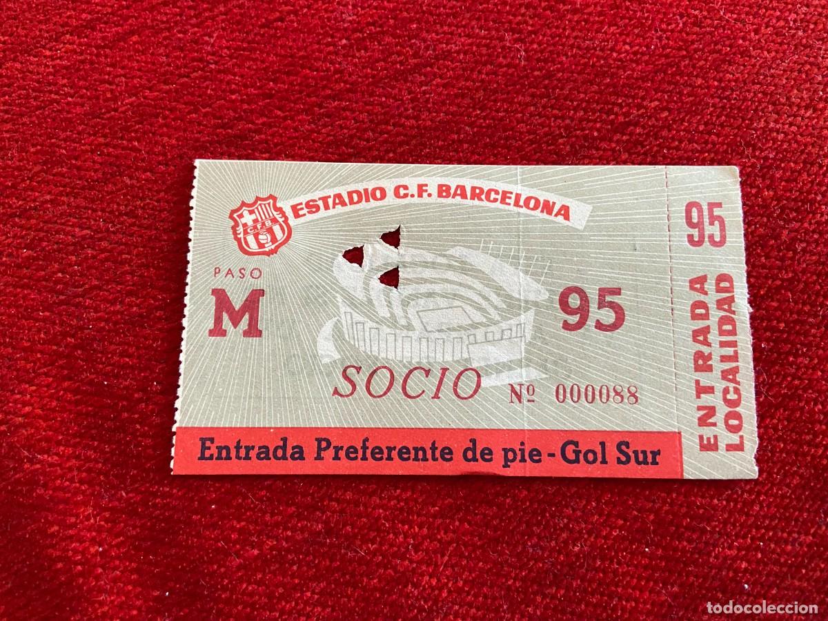 Coleccionismo deportivo: R21254 ENTRADA TICKET FUTBOL BARCELONA FC SPARTAK HRADEC KRALOVE (8-3-1961) COPA EUROPA
